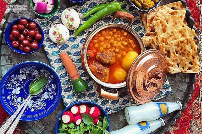 غذاهای ایرانی اگر انسان بودند این‌ شکلی بودند