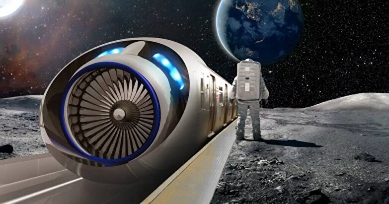 آمریکا در حال برنامه ریزی برای ساخت شبکه ریلی و قطار فوق پیشرفته بر روی ماه می باشد
