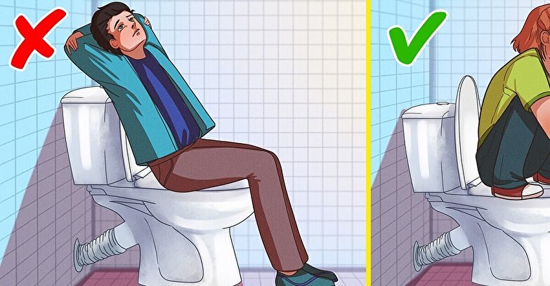 نحوه صحیح استفاده از توالت فرنگی چگونه می باشد؟