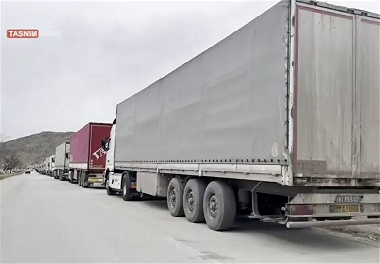 معطلی ۱۰ روزه رانندگان در مرز سِرُو آذربایجان غربی