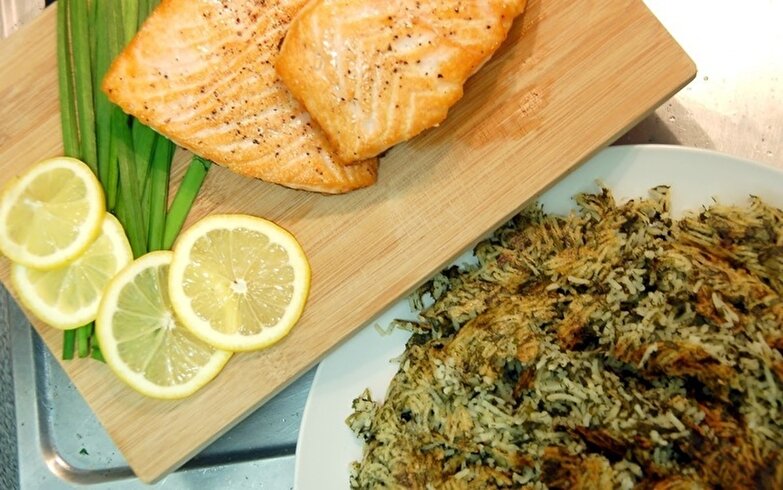 طرز تهیه سبزی پلو با ماهی آسان و خوشمزه چگونه است؟